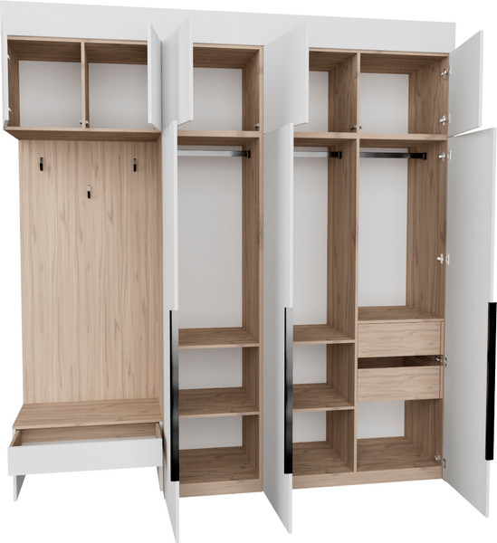 Секция в прихожую Рэйгрупп Рэй P262-B7-2-EB В7-2