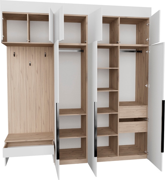 Секция в прихожую Рэйгрупп Рэй P262-B7-2-EB В7-2