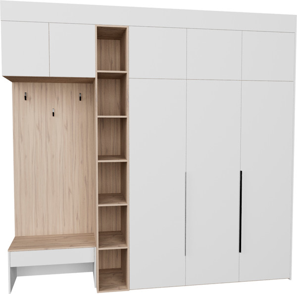 Секция в прихожую Рэйгрупп Рэй P262-B8-2-EBE В8-2 - фото