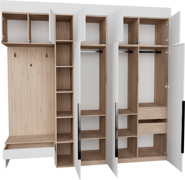 Секция в прихожую Рэйгрупп Рэй P262-B8-2-EBE В8-2