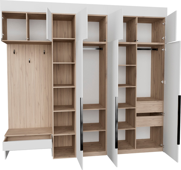 Секция в прихожую Рэйгрупп Рэй P262-B9-2-EBE В9-2