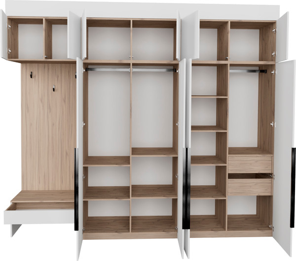 Секция в прихожую Рэйгрупп Рэй P262-B10-2-EB В10-2