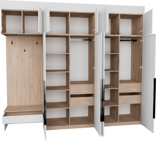 Секция в прихожую Рэйгрупп Рэй P262-B10-3-EB В10-3