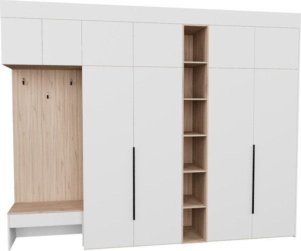 Секция в прихожую Рэйгрупп Рэй P262-B11-1-EBE В11-1 - фото