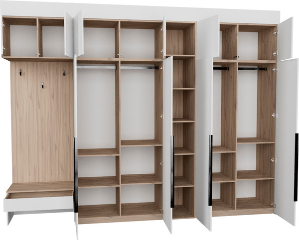 Секция в прихожую Рэйгрупп Рэй P262-B12-1-EBE В12-1