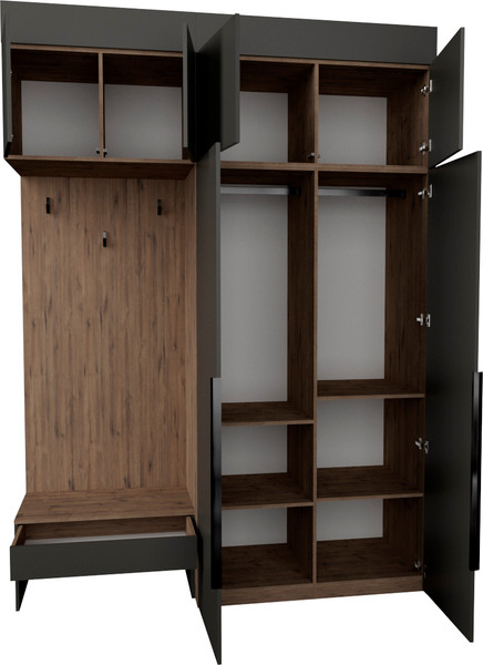 Секция в прихожую Рэйгрупп Рэй P274-B4-1-WK В4-1