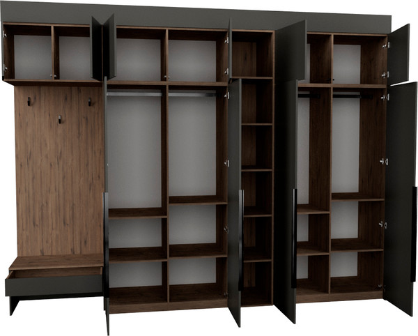 Секция в прихожую Рэйгрупп Рэй P274-B12-1-WKW В12-1