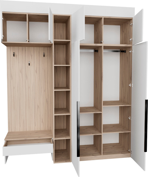 Секция в прихожую Рэйгрупп Рэй P274-B5-1-EBE В5-1