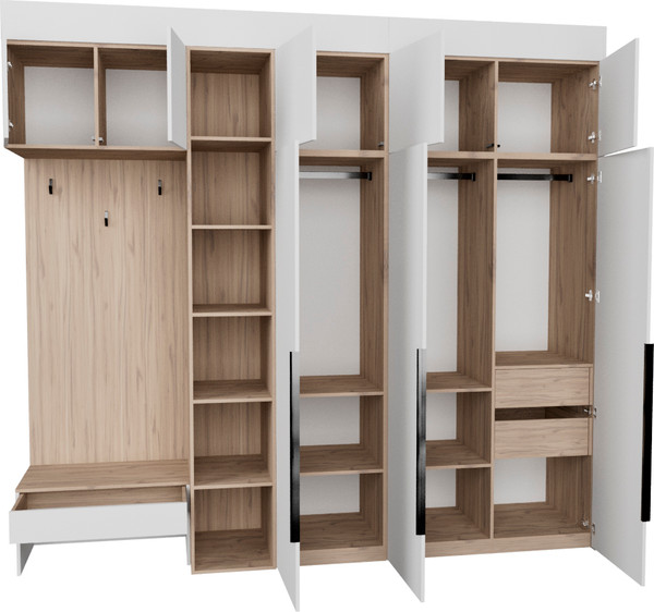 Секция в прихожую Рэйгрупп Рэй P274-B9-2-EBE В9-2