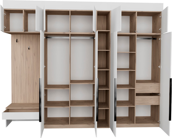 Секция в прихожую Рэйгрупп Рэй P274-B11-2-EBE В11-2