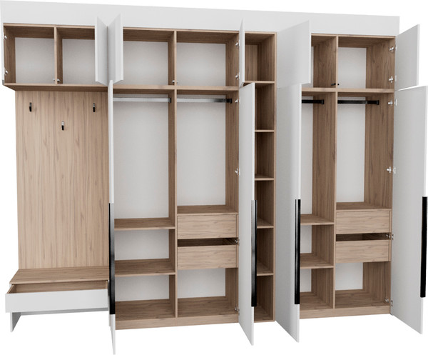 Секция в прихожую Рэйгрупп Рэй P274-B11-3-EBE В11-3