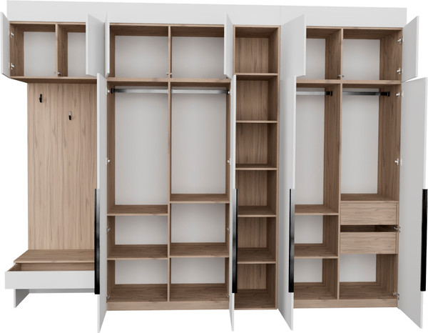 Секция в прихожую Рэйгрупп Рэй P274-B12-2-EBE В12-2