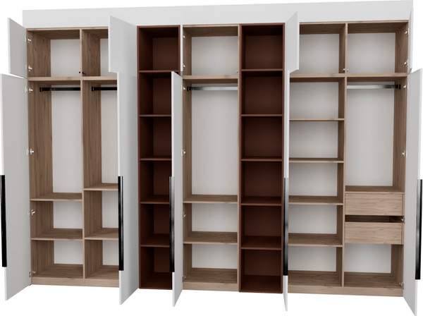 Шкаф Рэйгрупп Рэй S262-В17-2-EBL В17-2