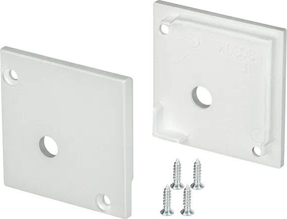 Заглушка для профиля Arlight SL-KANT-H30 SQUARE с отверстием / 024481 - фото