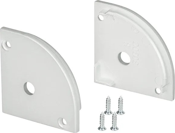 Заглушка для профиля Arlight SL-KANT-H30 ROUND с отверстием / 024479 - фото