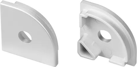 Заглушка для профиля Arlight SL-KANT-H20 с отверстием / 049402 - фото