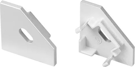 Заглушка для профиля Arlight SL-KANT-H18 FLAT с отверстием / 049044 - фото