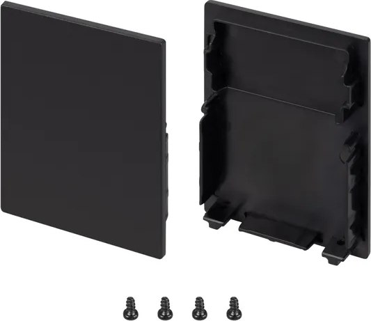 Заглушка для профиля Arlight SL-LINE-4050-3L-MIDDLE BLACK глухая / 044676 - фото