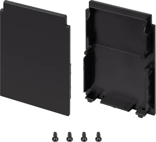 Заглушка для профиля Arlight SL-LINE-4050-3L-HIGH BLACK глухая / 044678 - фото