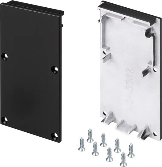 Заглушка для профиля Arlight SL-LINE-3667 BLACK / 029182 - фото