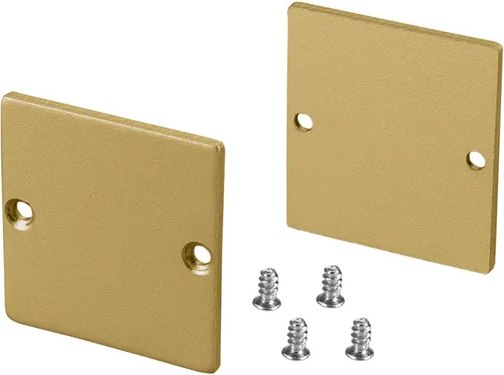 Заглушка для профиля Arlight SL-LINE-3638-LW GOLD глухая / 039983 - фото