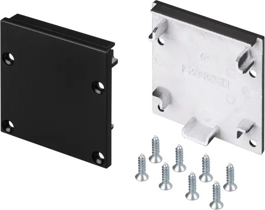 Заглушка для профиля Arlight SL-LINE-3535 BLACK / 029181 - фото