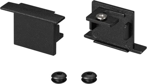 Заглушка для профиля Arlight SL-LINE-3523 BLACK глухая / 033039 - фото