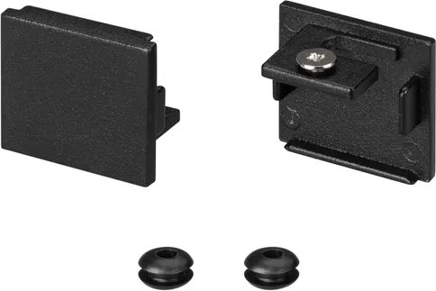 Заглушка для профиля Arlight SL-LINE-2522 BLACK глухая / 033040 - фото