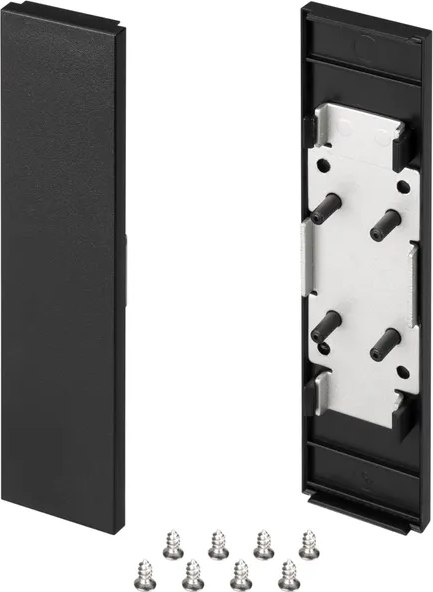 Заглушка для профиля Arlight SL-LINE-25100-DUAL BLACK глухая / 033038 - фото