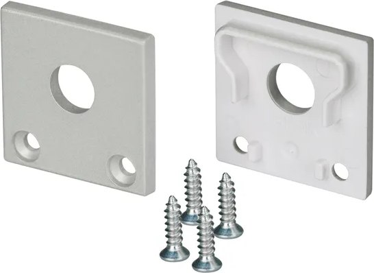 Заглушка для профиля Arlight SL-LINE-2011M SQUARE с отверстием / 024325 - фото