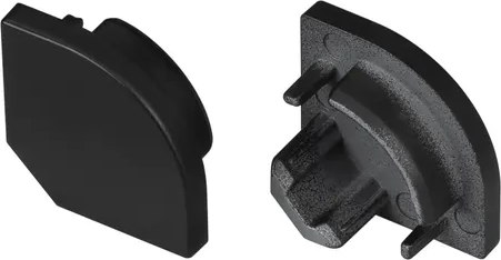 Заглушка для профиля Arlight SL-KANT-H10 BLACK глухая / 049409 - фото