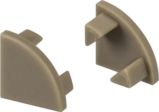 Заглушка для профиля Arlight SL-KANT-H11 OLIVE GREY глухая / 038367 - фото