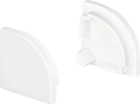 Заглушка для профиля Arlight SL-KANT-H16 ROUND WHITE глухая / 037547 - фото