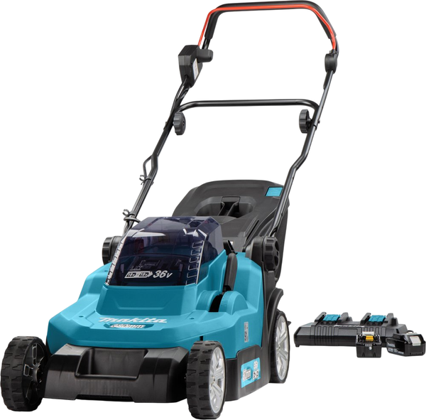 Газонокосилка аккумуляторная Makita DLM382PT2 - фото