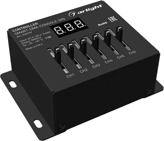 Контроллер для светодиодной ленты Arlight SMART-DMX-CONSOLE-DIN / 033759 - фото