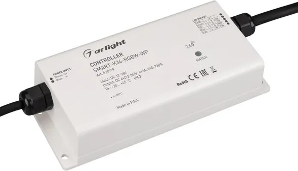 Контроллер для светодиодной ленты Arlight SMART-K34-RGBW-WP / 029919 - фото