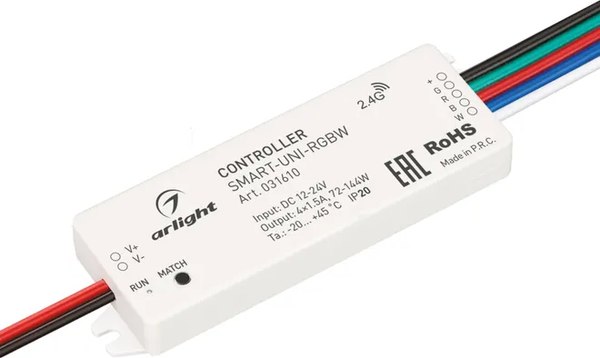 Контроллер для светодиодной ленты Arlight SMART-UNI-RGBW / 031610 - фото
