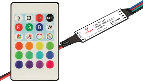 Контроллер для светодиодной ленты Arlight SMART-MINI-RGB-SET / 031594 - фото
