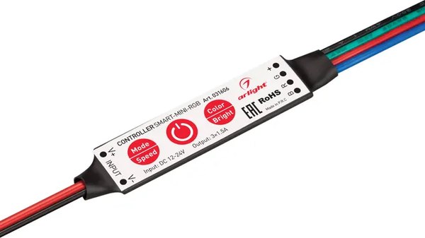Контроллер для светодиодной ленты Arlight SMART-MINI-RGB / 031606 - фото