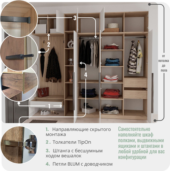 Шкаф Рэйгрупп Рэй S274-В11-2-WKL В11-2