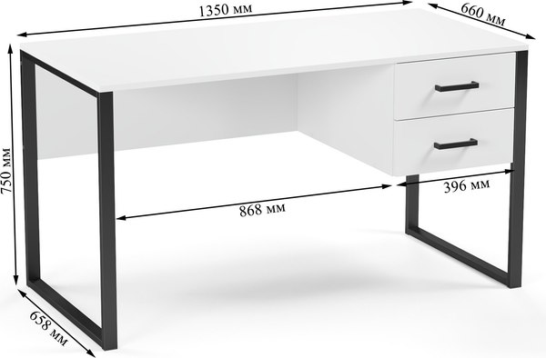 Письменный стол Soma Slava 135x66