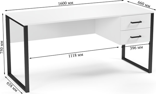 Письменный стол Soma Slava 160x66