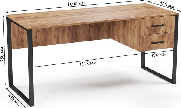 Письменный стол Soma Slava 160x66