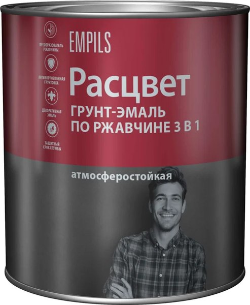 Грунт-эмаль Расцвет По ржавчине алкидная - фото