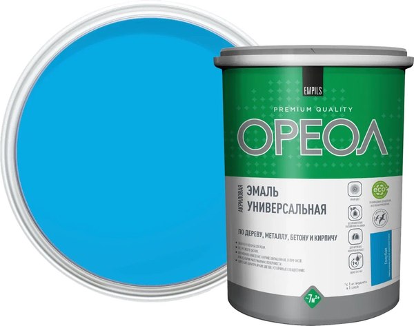 Эмаль Ореол Акриловая глянцевая - фото