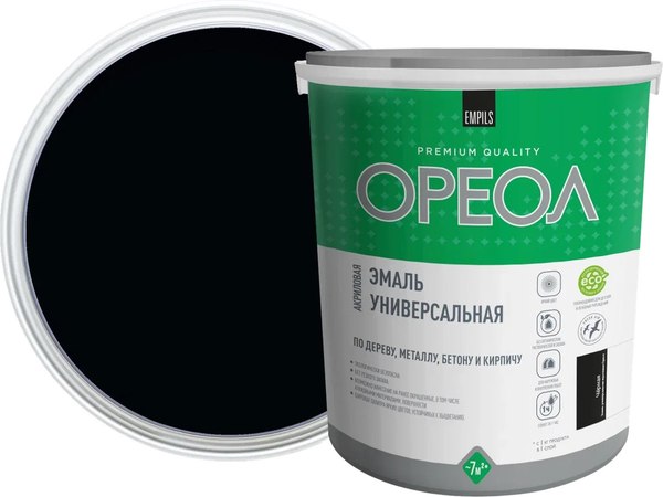 Эмаль Ореол Акриловая глянцевая - фото