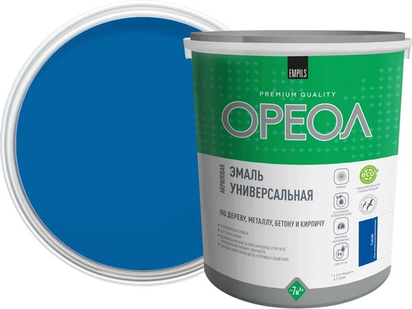 Эмаль Ореол Акриловая глянцевая - фото