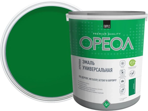 Эмаль Ореол Акриловая глянцевая - фото
