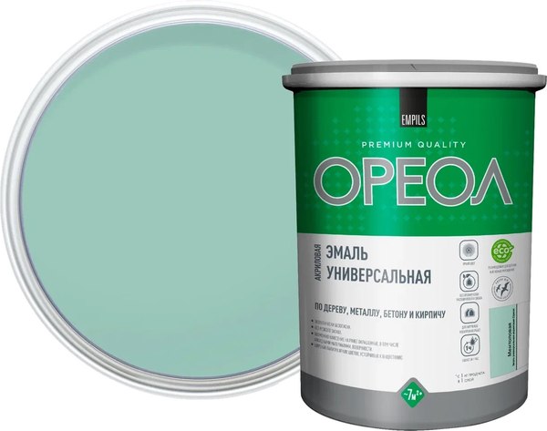 Эмаль Ореол Акриловая глянцевая - фото