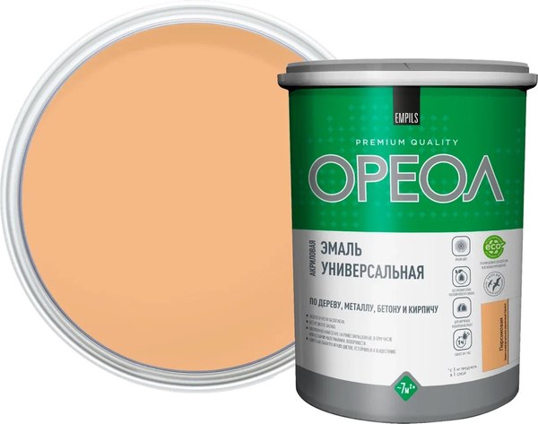 Эмаль Ореол Акриловая глянцевая - фото